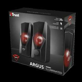 Boxe stereo trust gxt 610 argus red led 2.0 speaker