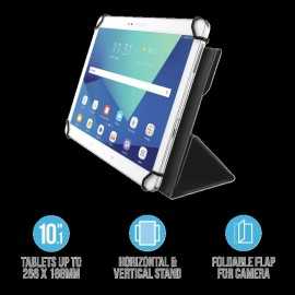 Trust aexxo universal folio case for 10.1 tablets - black