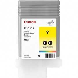 Cartus cerneala canon pfi-101y yellow capacitate 130ml pentru canonipf5x00...