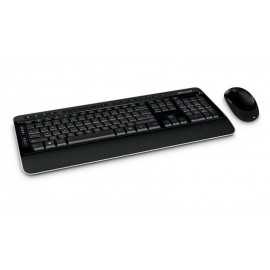 Kit tastatura + mouse microsoft 3050 wireless bluetrack desktop negru