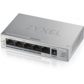 Zyxel gs1005-hp 5 port gigabit poe+ unmanaged desktop switch 4
