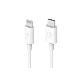 Belkin mixit↑™ usb-c™ cable with lightning connector 1.2m white