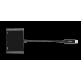 Adaptor trust usb-c multiport adapter  specifications general height of main