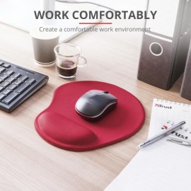Mouse pad trust bigfoot mouse pad - red  specifications general