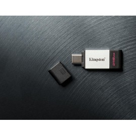 Usb flash drive kingston 256gb data traveler 80 usb 3.2