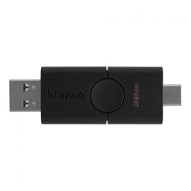 Usb flash drive kingston 32gb datatraveler duo usb 3.2 black