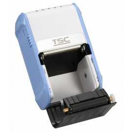 Imprimanta mobila de etichete TSC Alpha-2R, 203DPI, Bluetooth, USB, alb/albastra