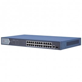 Switch 24 porturi poe gigabit hikvision ds-3e0526p-e/m l2 unmanaged 24
