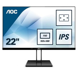 Monitor 21.5" AOC 22V2Q, FHD 1920*1080, 75 Hz, WLED, IPS, 16:9, 5 ms,250...