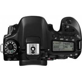 Camera foto canon eos-80d body wifi black 24mp cmos3 tft