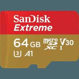 Micro secure digital card sandisk extreme 64gb clasa 10 r/w